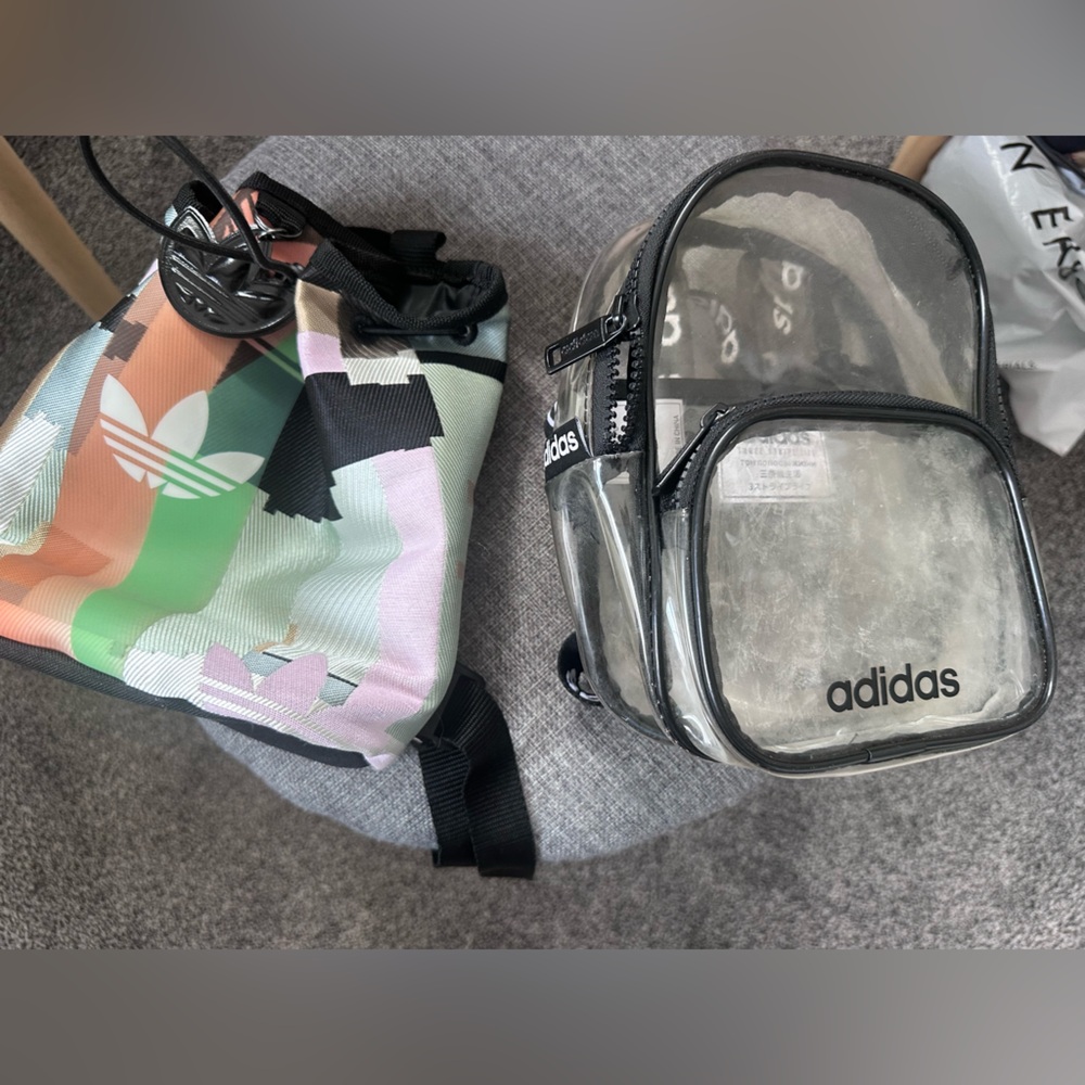 Adidas Clear And Patterned Mini Backpacks - image 1